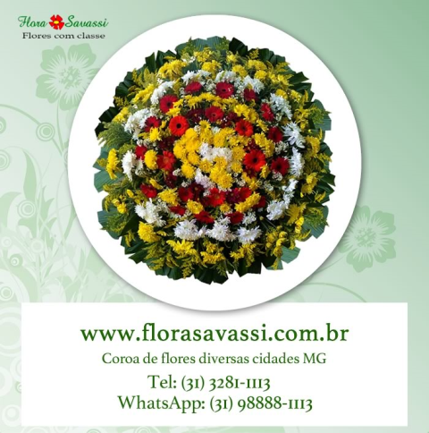 Cemitério Parque da Ressurreição Vespasiano Coroa de flores Vespasiano